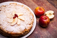 Sorprende a mamá con un rico cheesecake de manzana